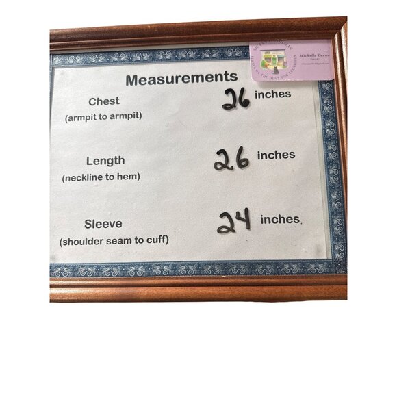 Coldwater Creek Size 1X Fleece V-Neck Long Sleeve Floral Print Pullover - Picture 8 of 8